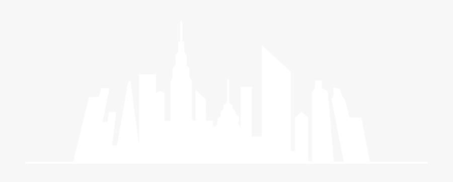 Building Skyline - Manhattan Silhouette Grey Png, Transparent Clipart
