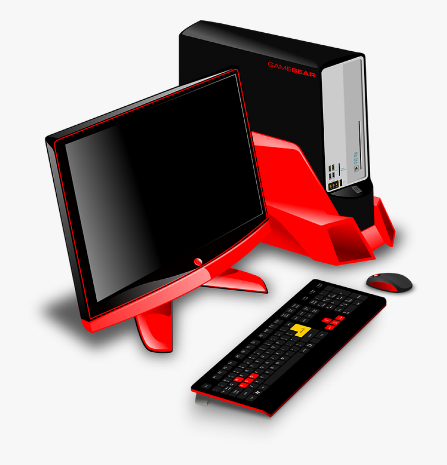 Gaming Pc Setup Clipart Png Image - Gaming Pc Clipart, Transparent Clipart
