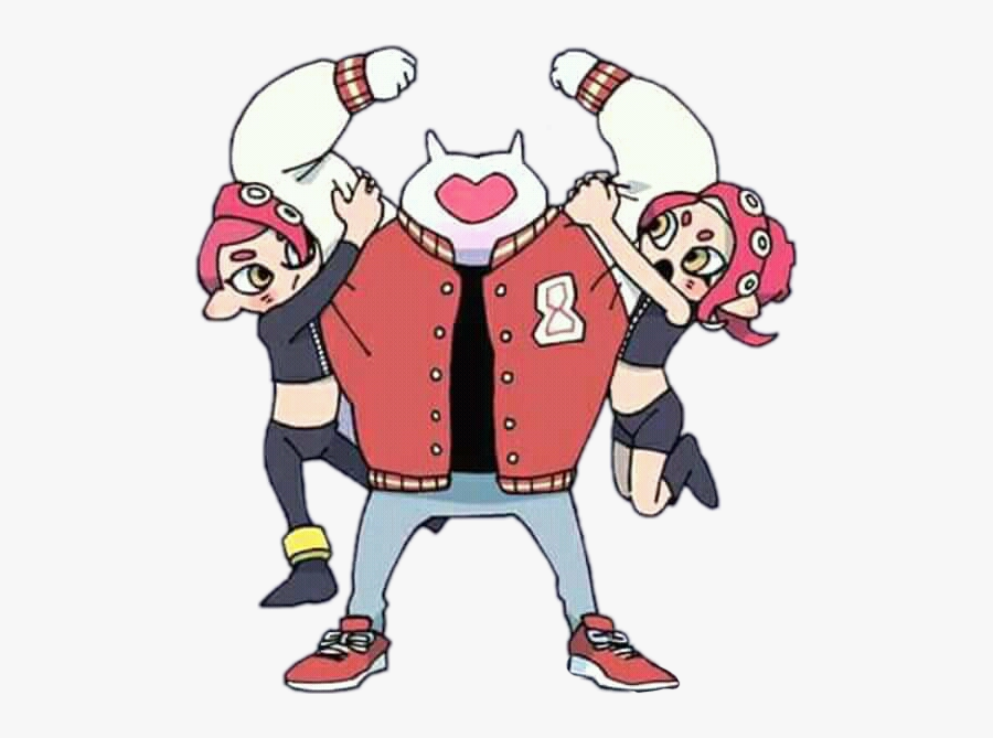 Splatoon2 Octoling Boy Girl Octopus Cute Kawaii Octoex - Splatoon Octolings Boy And Girl, Transparent Clipart