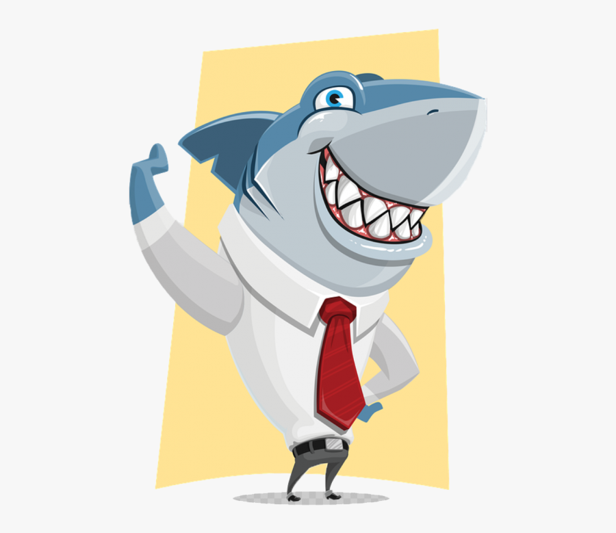 Funny Shark Clipart Png , Png Download, Transparent Clipart
