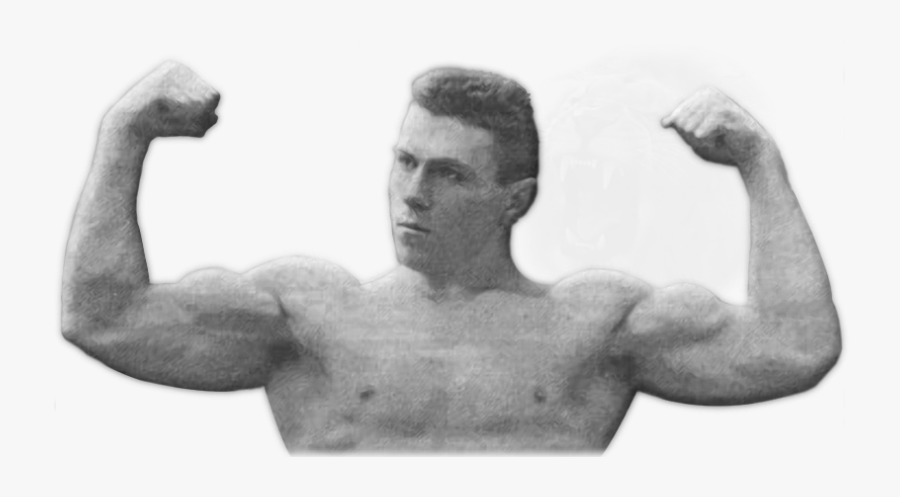 Transparent Vintage Strongman Clipart - George Hackensmith, Transparent Clipart