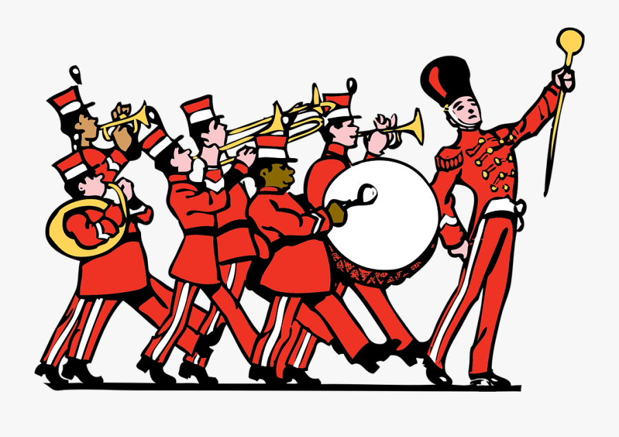 Marching Band, Transparent Clipart