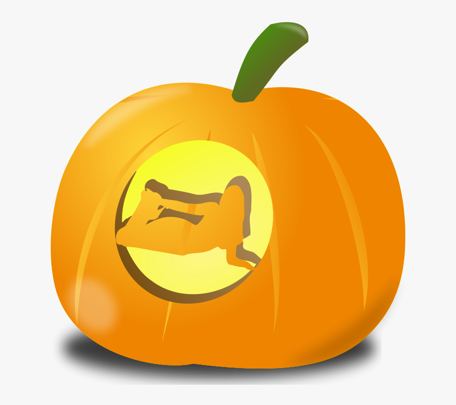 Girl Pumpkin - Sad Halloween Pumpkin Png, Transparent Clipart