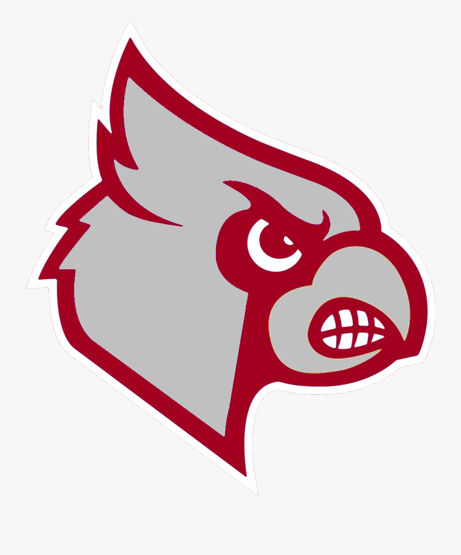 Fighting Cardinal Clipart - Louisville Cardinals Logo Svg, Transparent Clipart