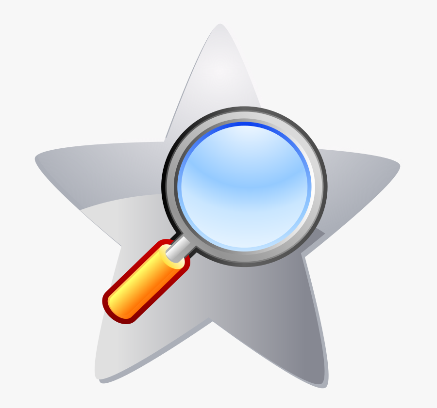 Fairytale Bookmark Silver With Magnifying Glass - Rear-view Mirror, Transparent Clipart