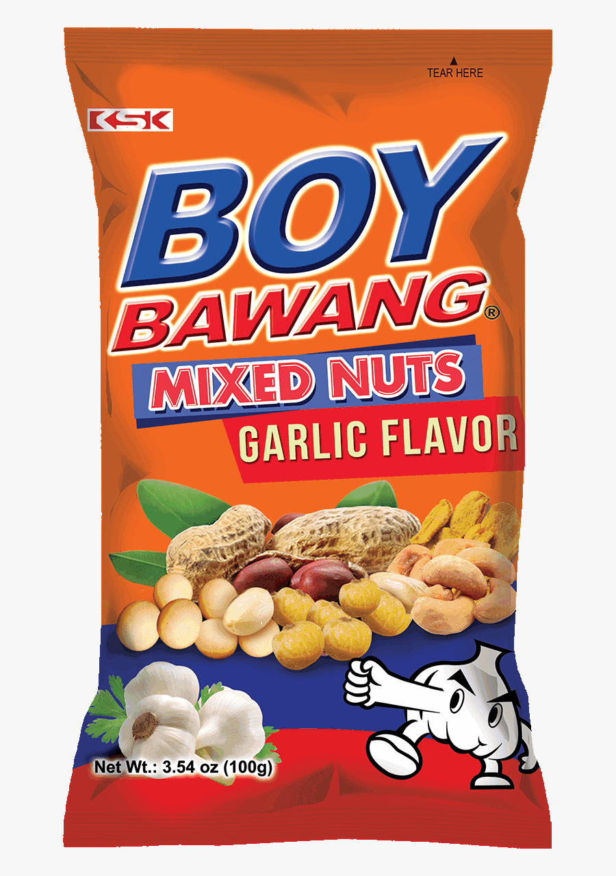 Boy Bawang Mixed Nuts 100g - Boy Bawang Mixed Nuts, Transparent Clipart