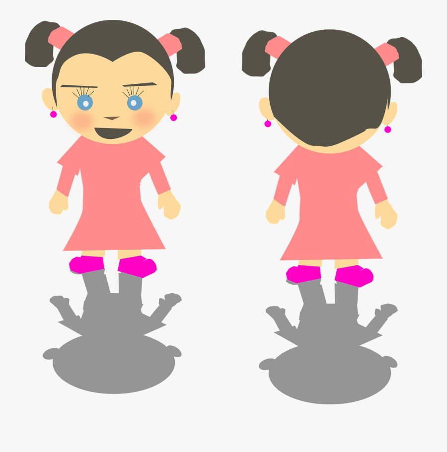 Girl Child Kid Free Photo - Little Girl Cartoon, Transparent Clipart