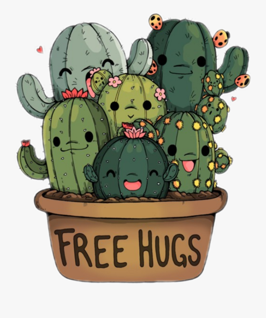 Free Hugs Cactus , Png Download, Transparent Clipart