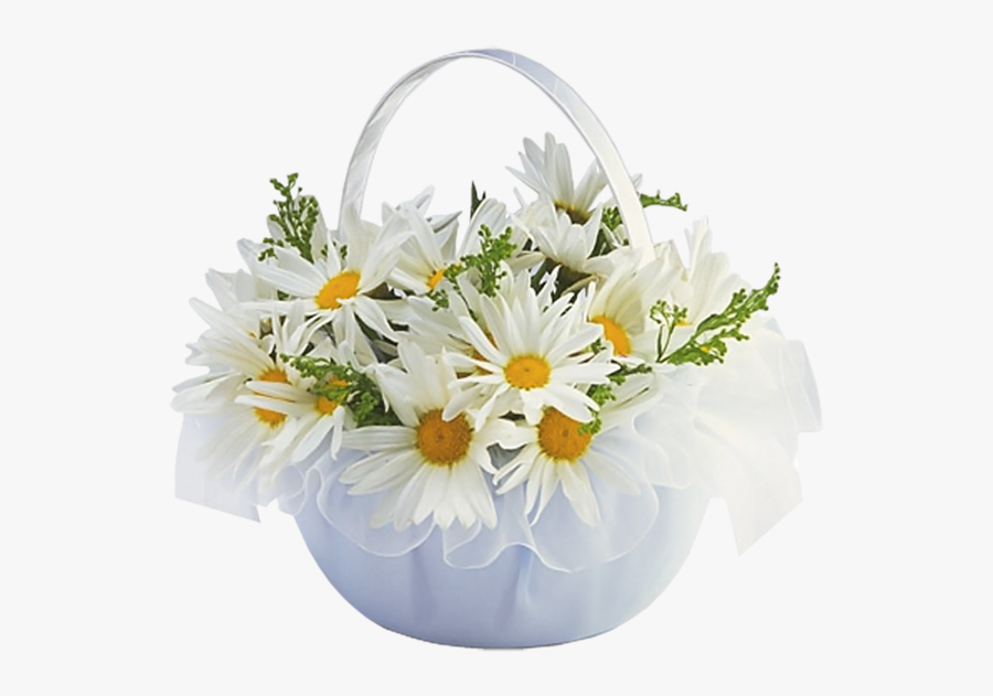 Basket Of Flowers Png, Transparent Clipart
