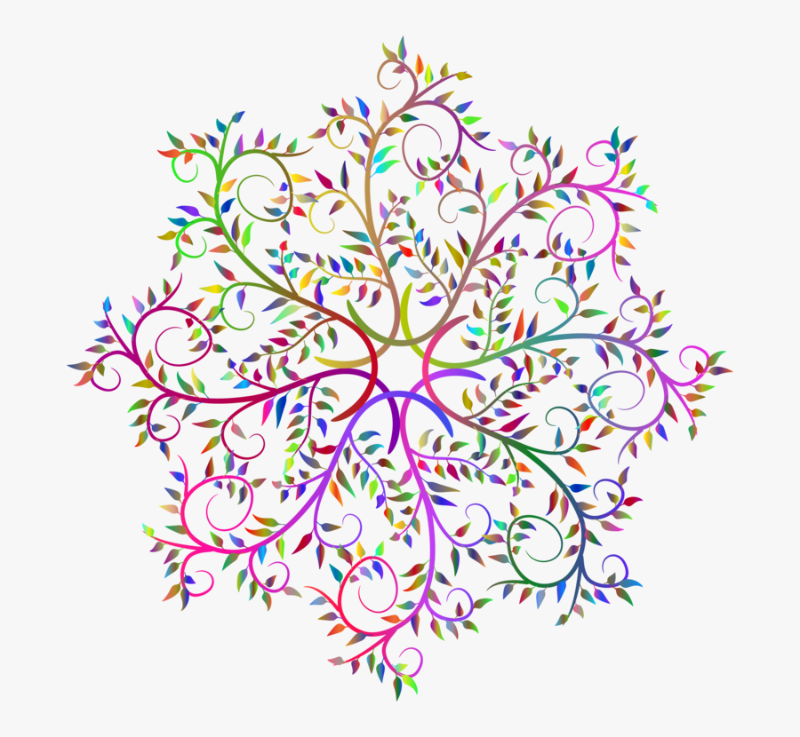 Visual Arts,plant,motif - Circle, Transparent Clipart