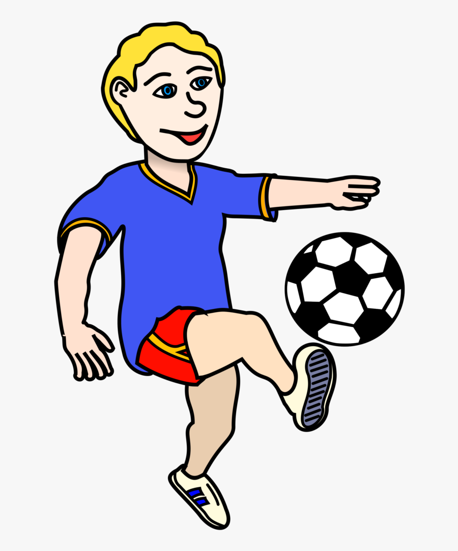 Acting Clip Art Download - Clip Art Of Playing Football, Transparent Clipart