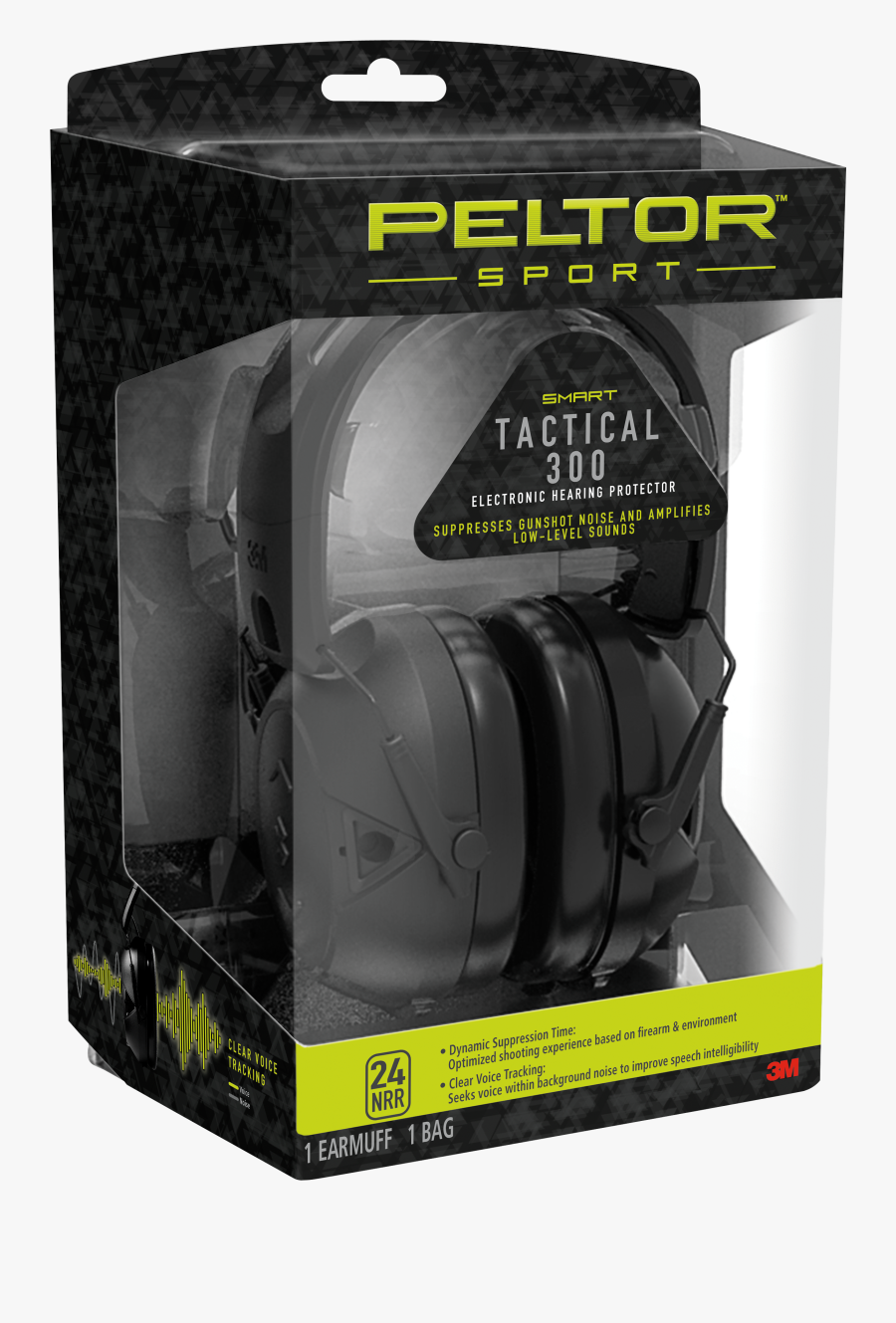 Peltor Sport Tactical 500, Transparent Clipart