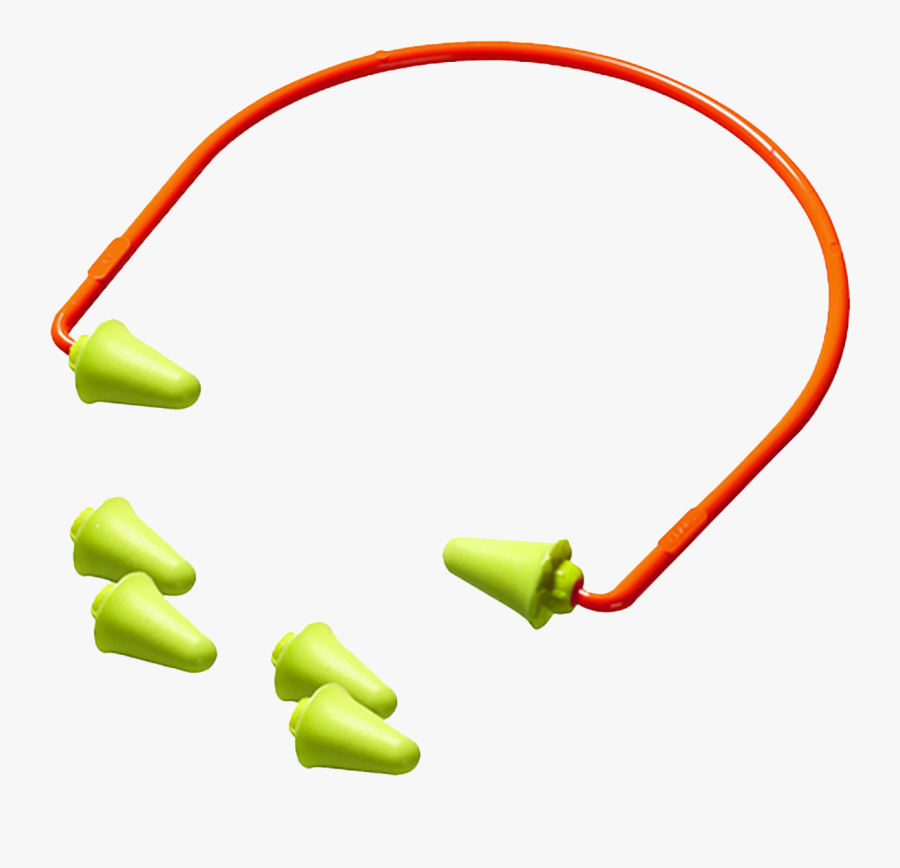 Banded Earplugs, Transparent Clipart