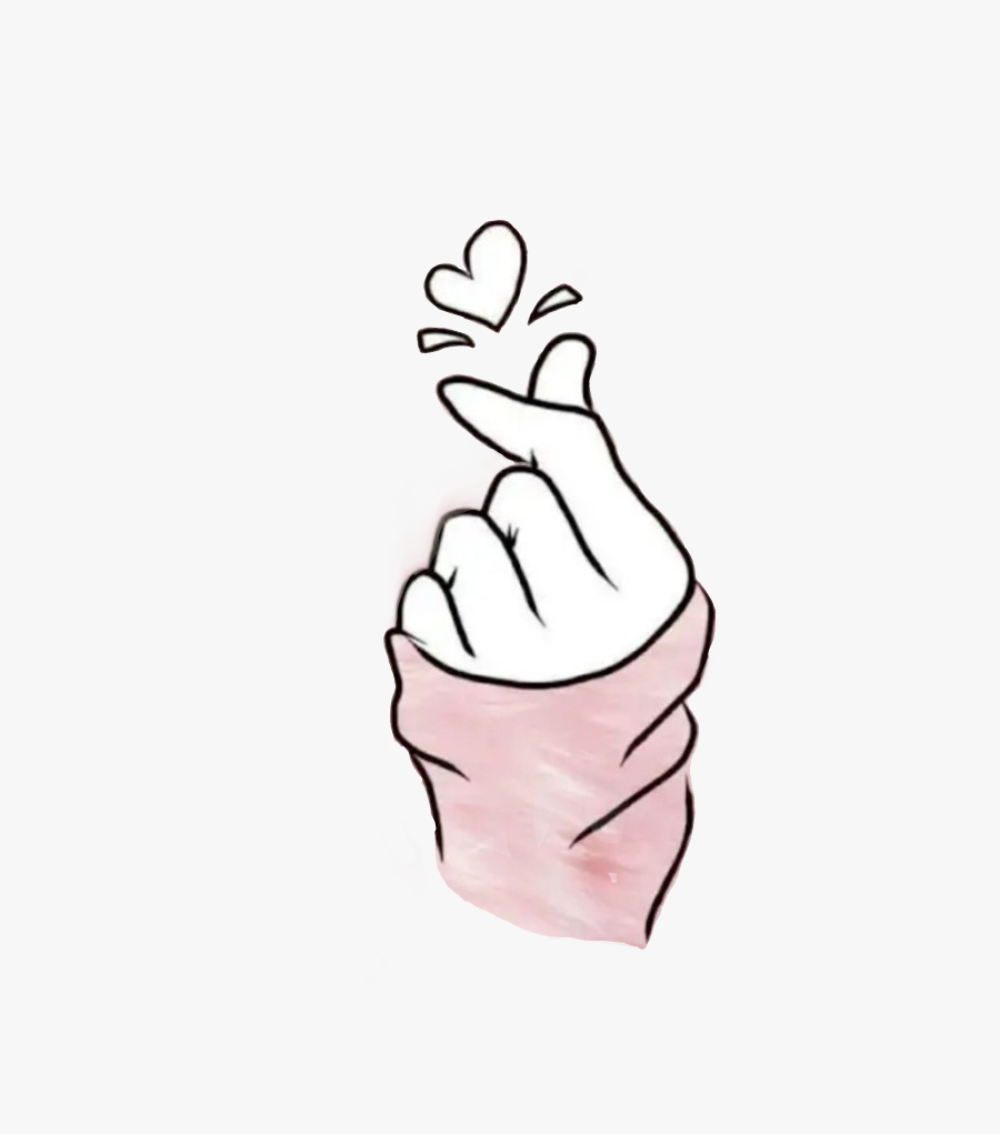 Love Sign In Korea, Transparent Clipart