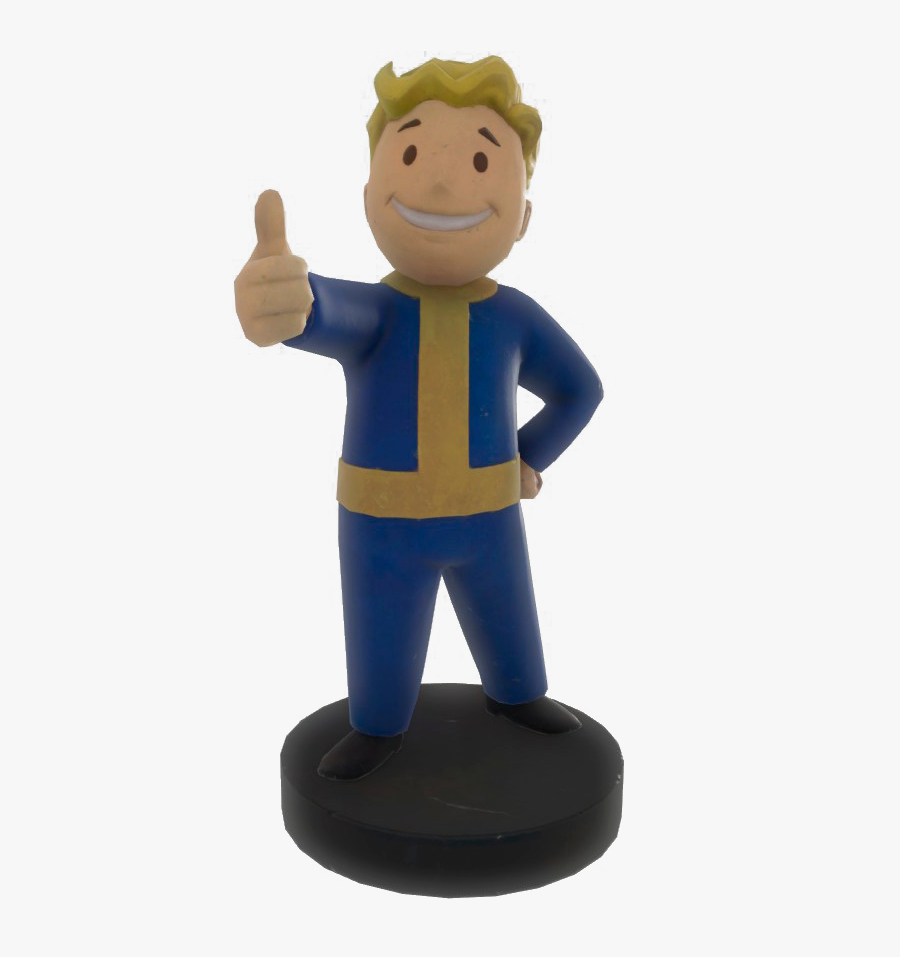 Nukapedia The Vault - Fallout 4 Vault Boy Statue, Transparent Clipart