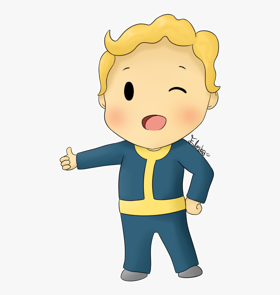 Vault Boy Fan Art, Transparent Clipart