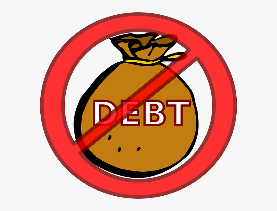 Money No Debt, Transparent Clipart