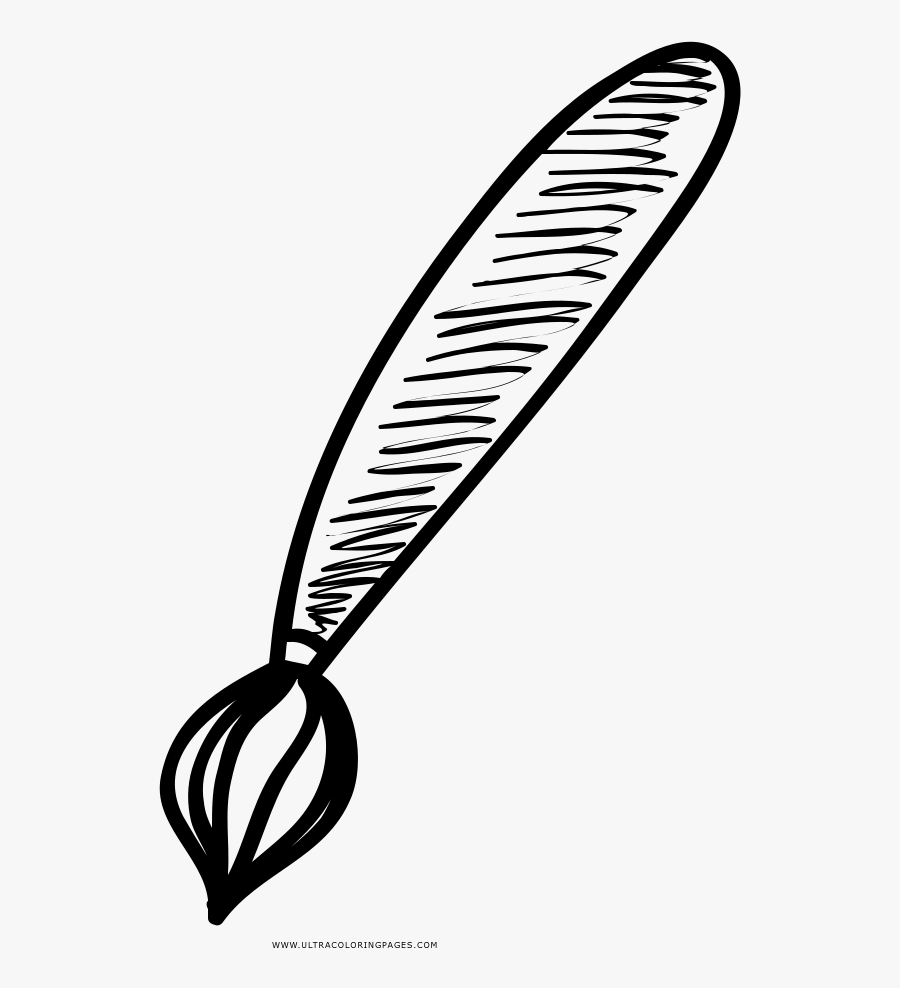 Paint Brush Coloring Page - Drawing, Transparent Clipart
