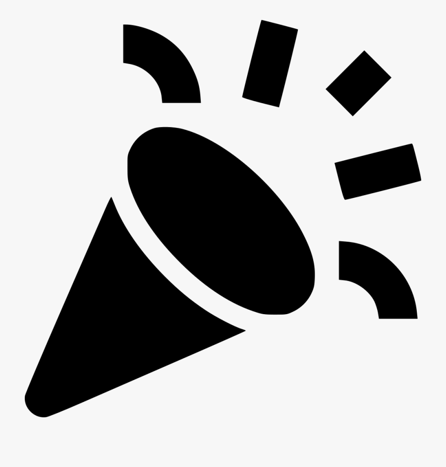 Party Popper Confetti Clip Art - Party Popper White Png, Transparent Clipart