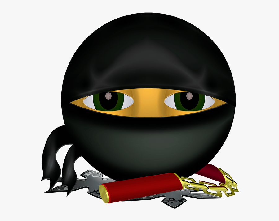Ninja Emojis, Transparent Clipart