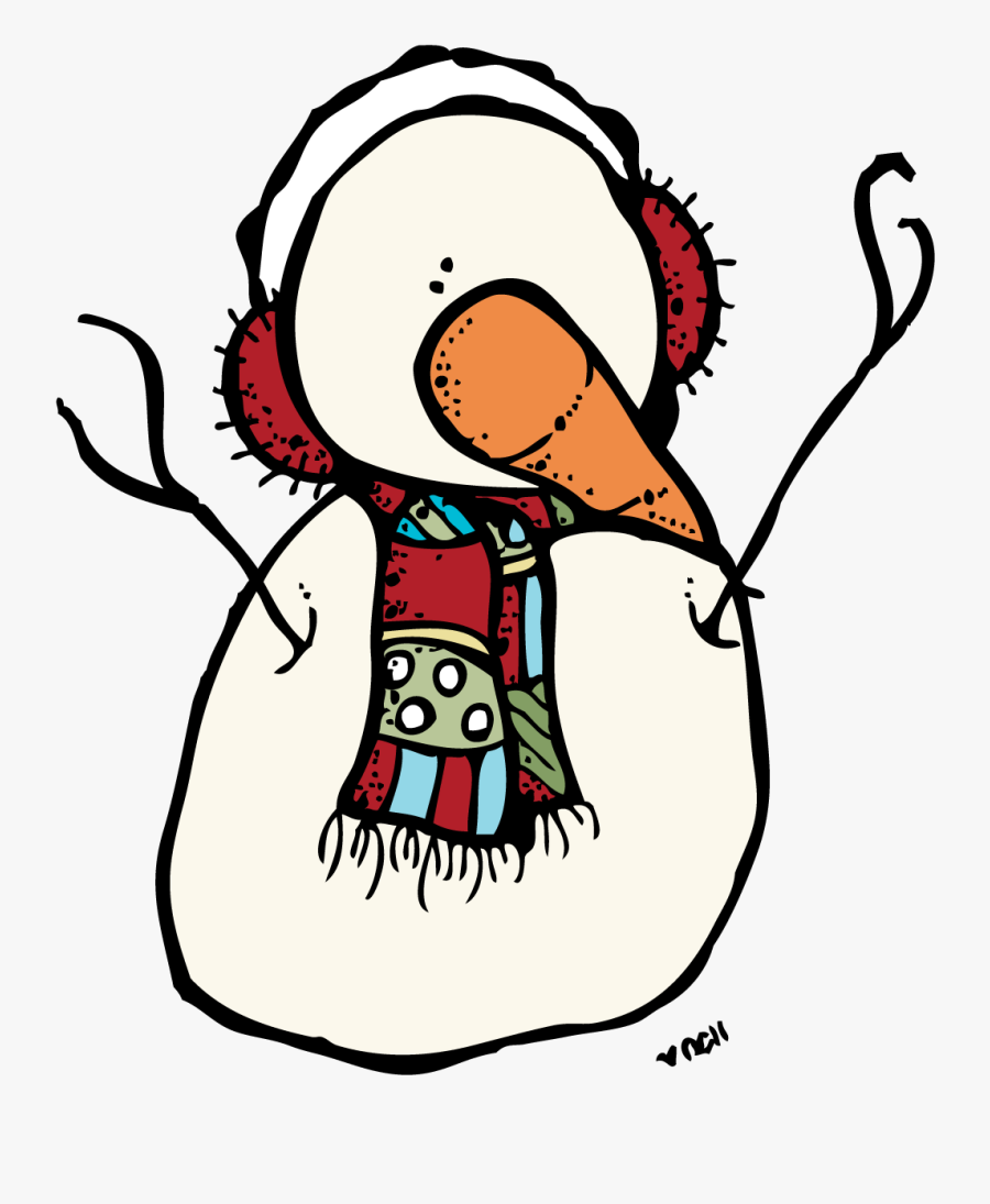 Penguin Clipart Christmas Clip Art Penguins Snowman - Melonheadz Winter Clipart Black And White, Transparent Clipart