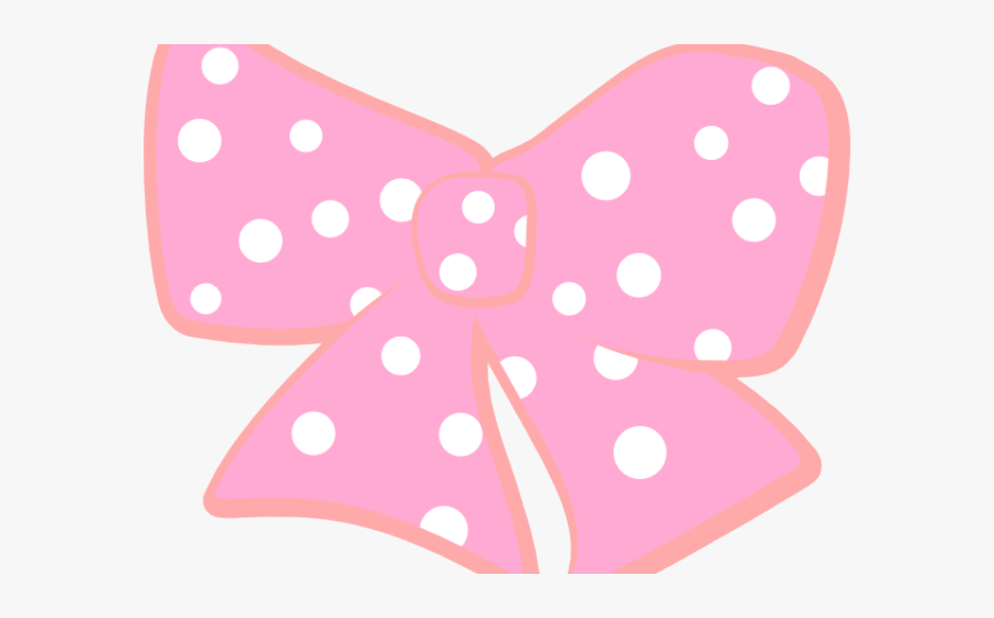 Bow Clipart Polka Dot - Polka Dot Bow Clipart, Transparent Clipart