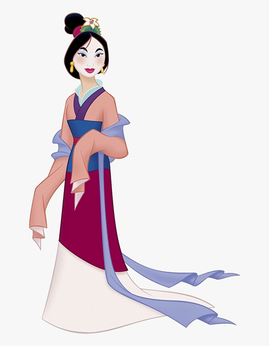 Disney Princess Mulan, Transparent Clipart