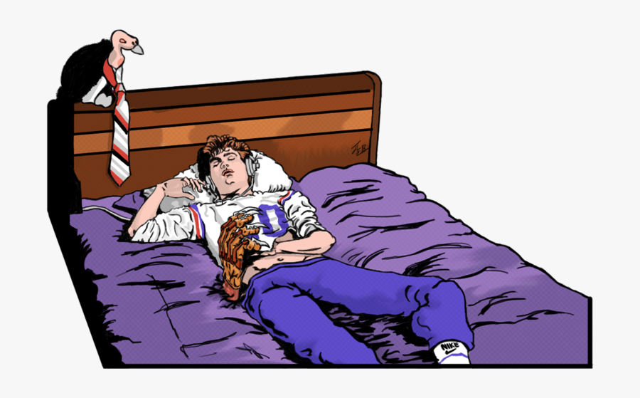 Glen In Bed V2 Final - Cartoon, Transparent Clipart