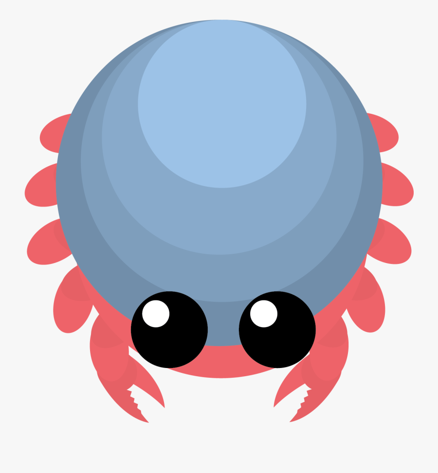 Transparent Hermit Crabs Clipart - Mope Io Crab Reskin, Transparent Clipart