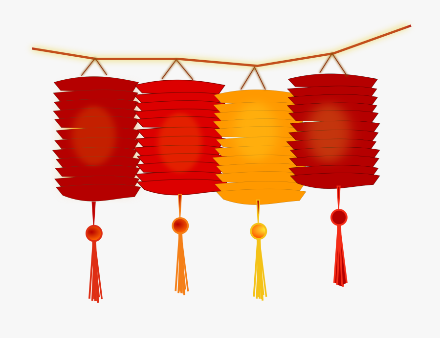 Transparent Fireworks Clipart - Chinese New Year Decorations Clipart, Transparent Clipart