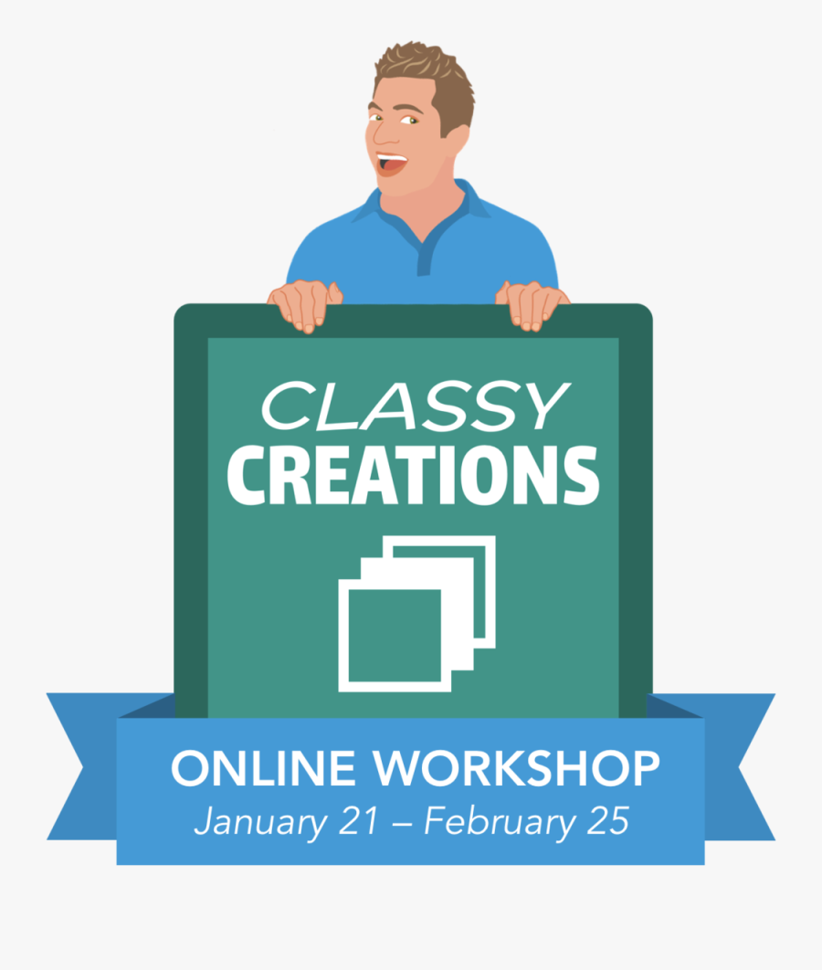 Online Workshop January 21-february 25, - Tony Vincent, Transparent Clipart
