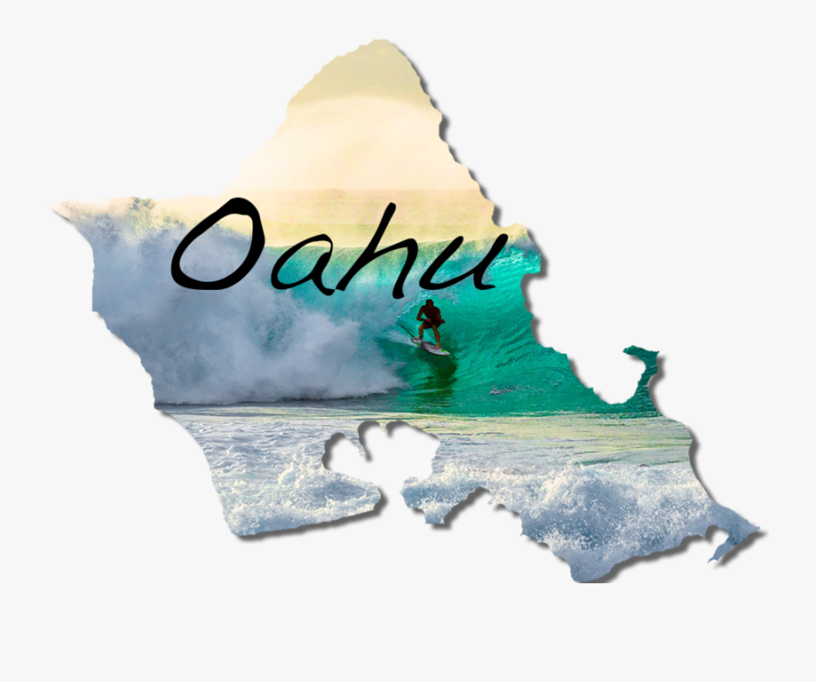 Oahu Outline 10 White - Oahu Png, Transparent Clipart