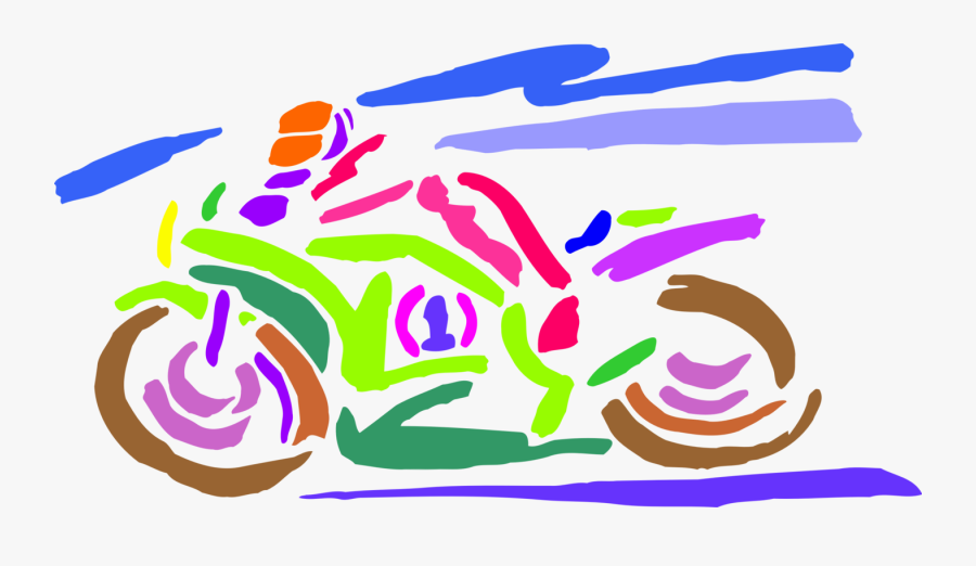 Plant,flower,art - Motorcycle, Transparent Clipart