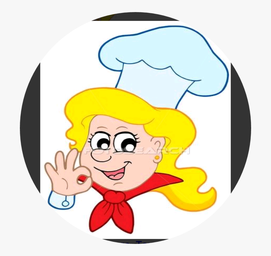 Chef Woman Clipart , Png Download - Cartoon Chef Woman Face, Transparent Clipart
