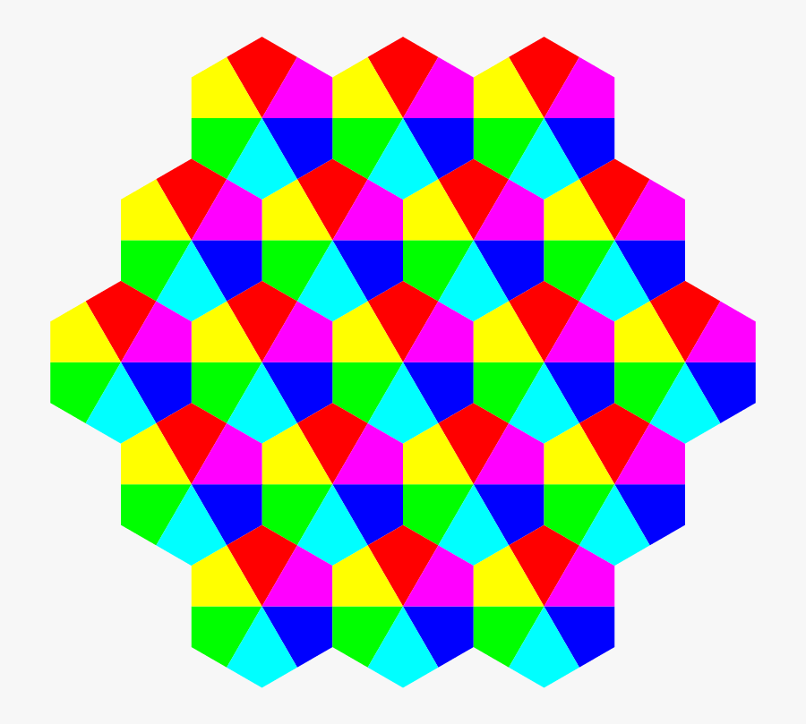 Hexagon Shape Clip Art - Hexagon Art Color, Transparent Clipart