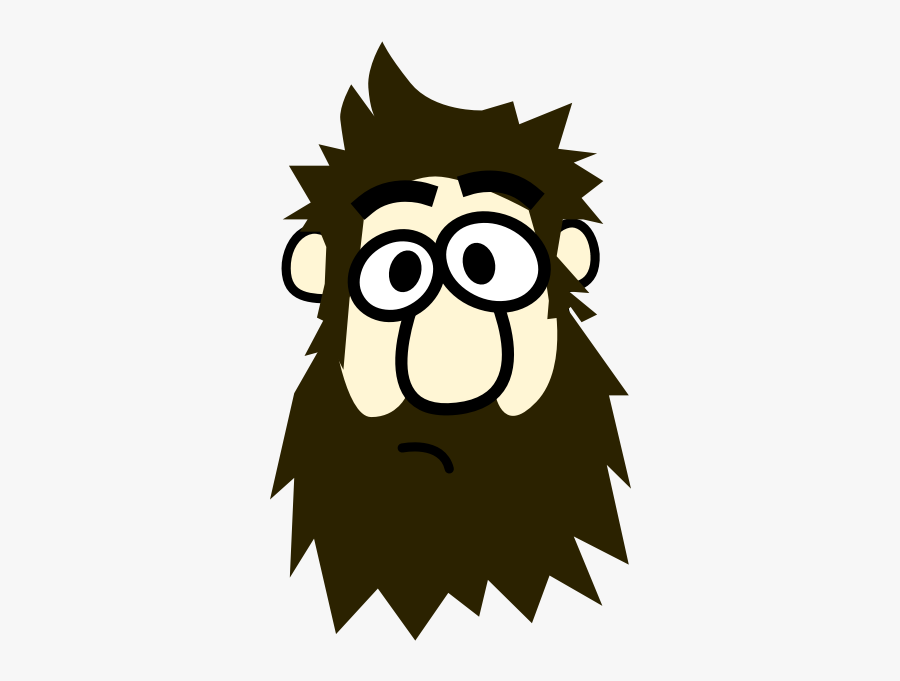 Bearded Man-1574345853 - Beard Cartoon, Transparent Clipart