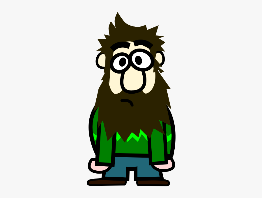 Bearded Man-1574669443 - Beard Cartoon, Transparent Clipart