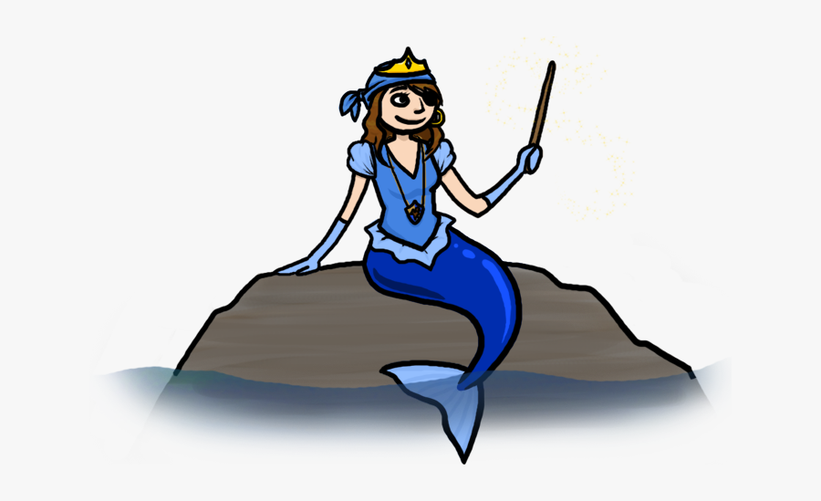 Mermaid Pirate Wizard Princess Adobe Photoshop Cs2 - Cartoon, Transparent Clipart