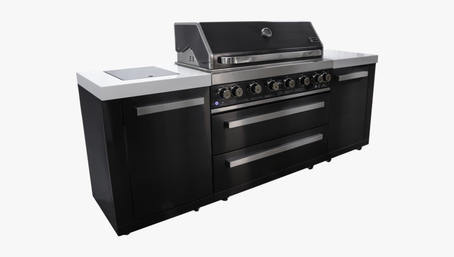 Mai805-bss Ra Png - Black Stainless Outdoor Kitchen, Transparent Clipart
