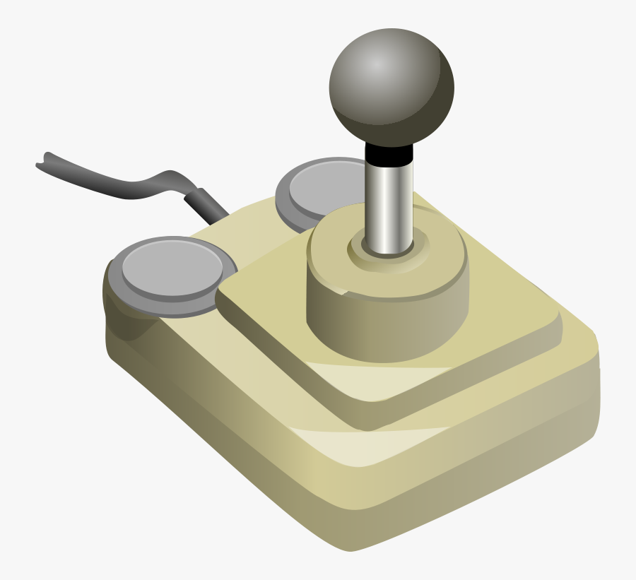 Free Clip Art "joystick Beige Gray Petr - Joystick Clip Art, Transparent Clipart