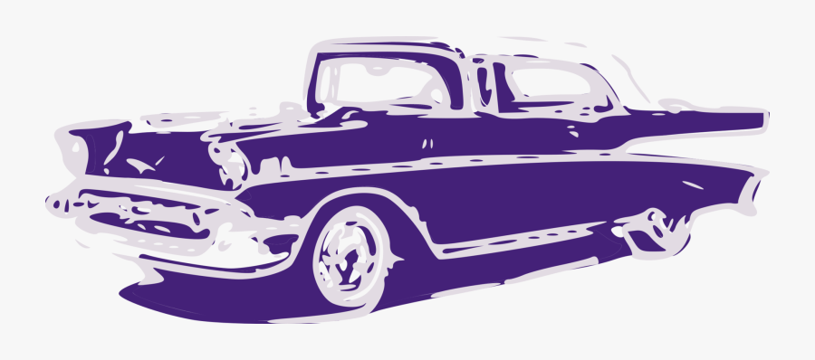Automotive Exterior,purple,car - Classic Car Art Png, Transparent Clipart