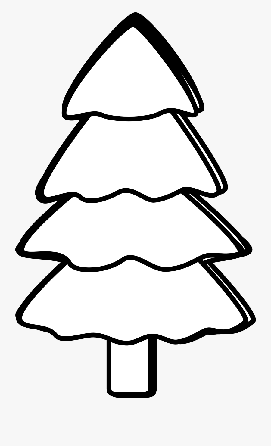 Png Ucpfwg Clipart - Christmas Tree Clipart Black And White, Transparent Clipart