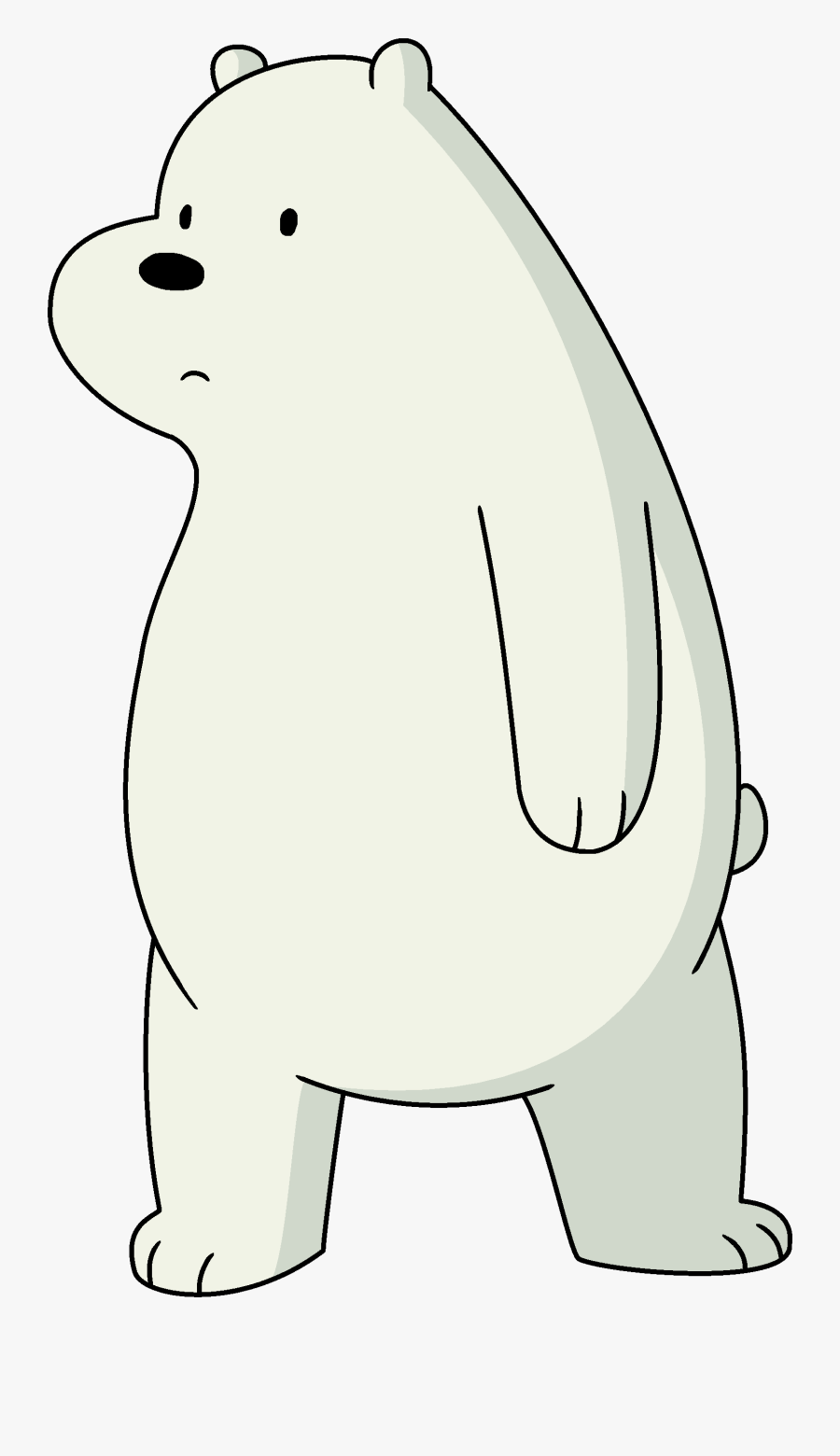 We Bare Bears Ice Bear Png, Transparent Clipart