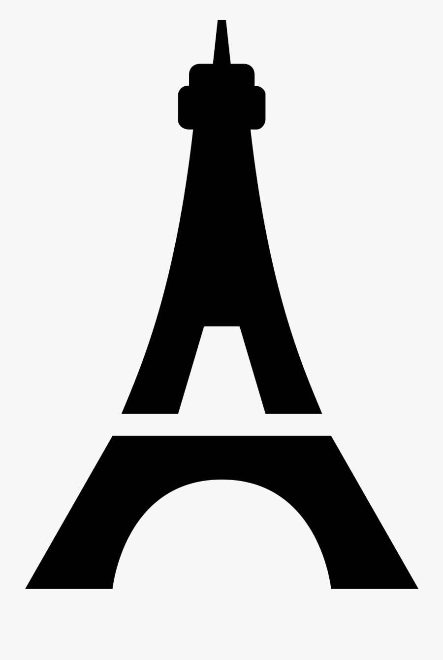 Transparent Paris Clipart - Eiffel Tower Icon Png, Transparent Clipart