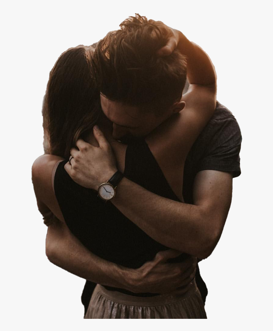 Couple Hug Png Clipart - Couple Hugging Hug Love, Transparent Clipart