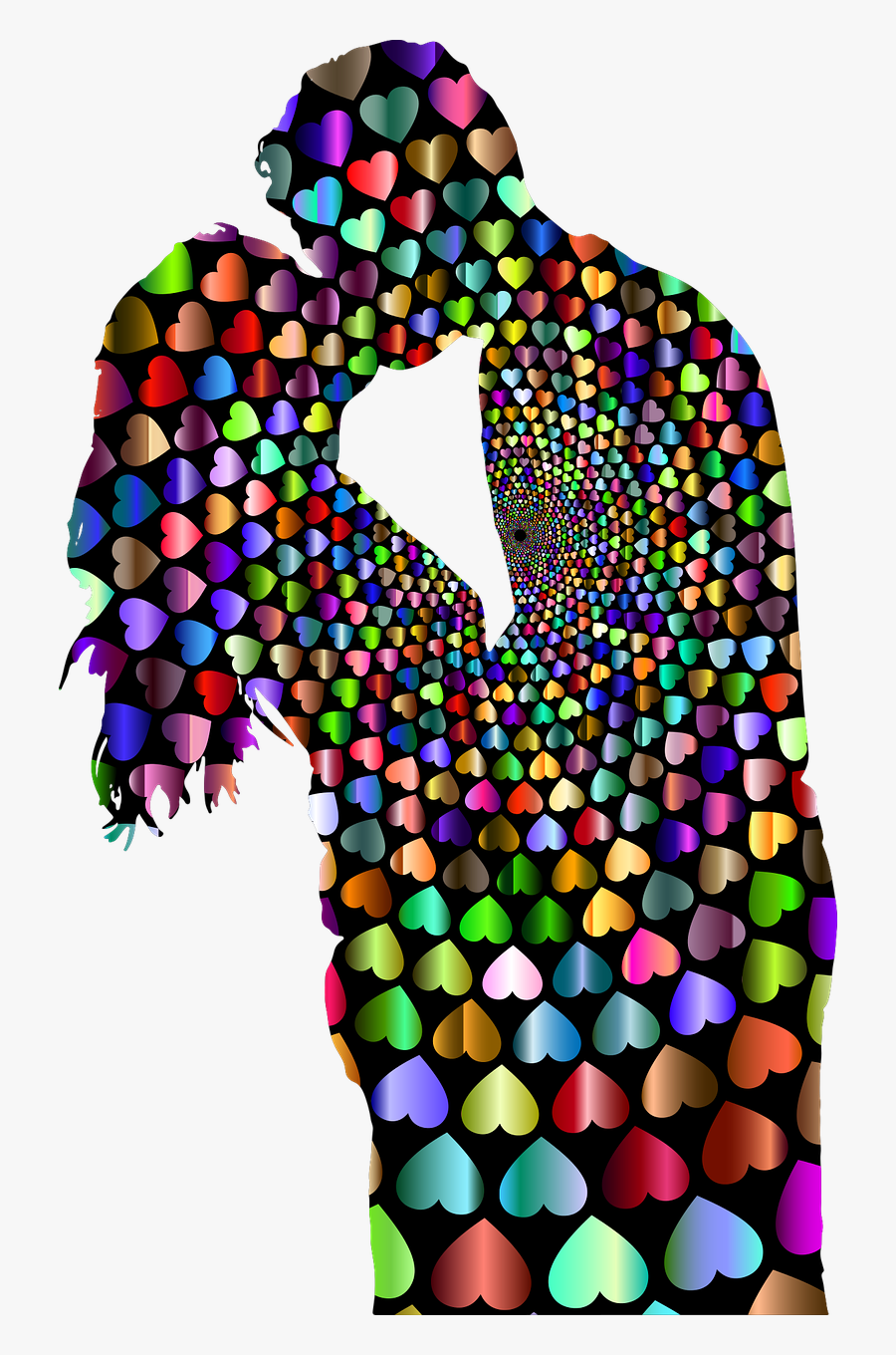 Relationship Love Kiss Couple, Transparent Clipart