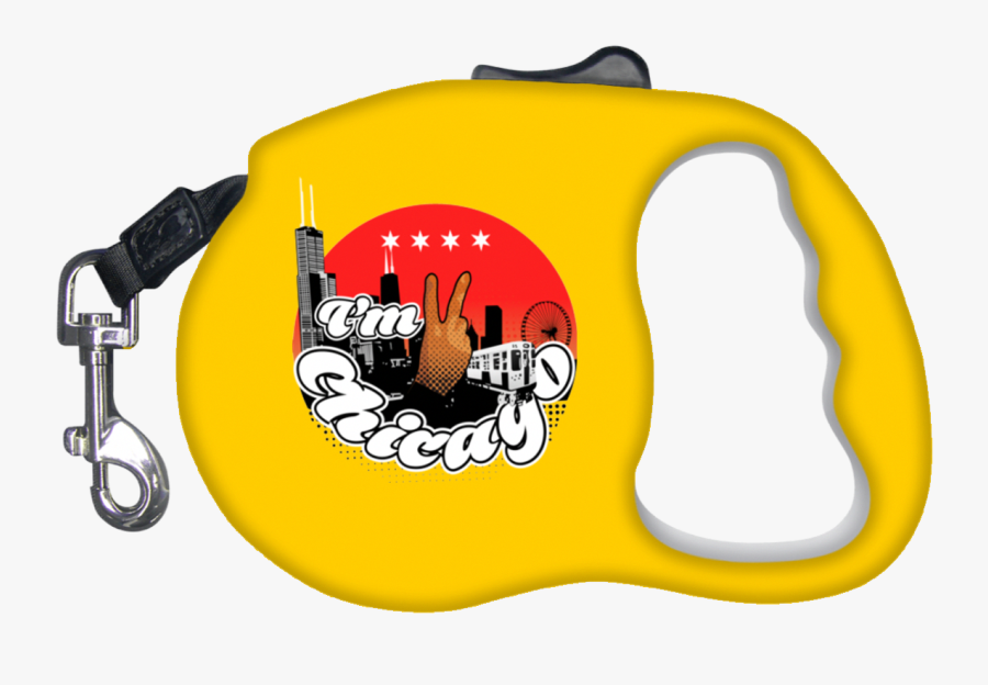 I"m 2 Chicago Retractable Dog Leash, Transparent Clipart