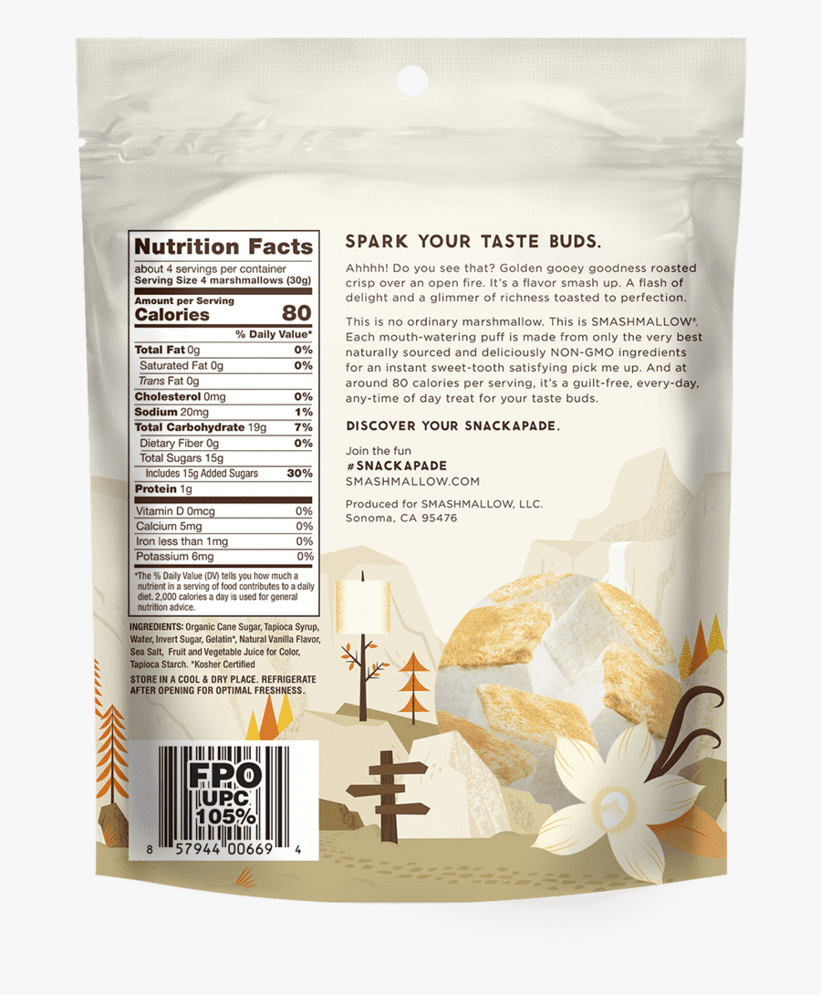 Smashmallow Toasted Vanilla - Paper, Transparent Clipart