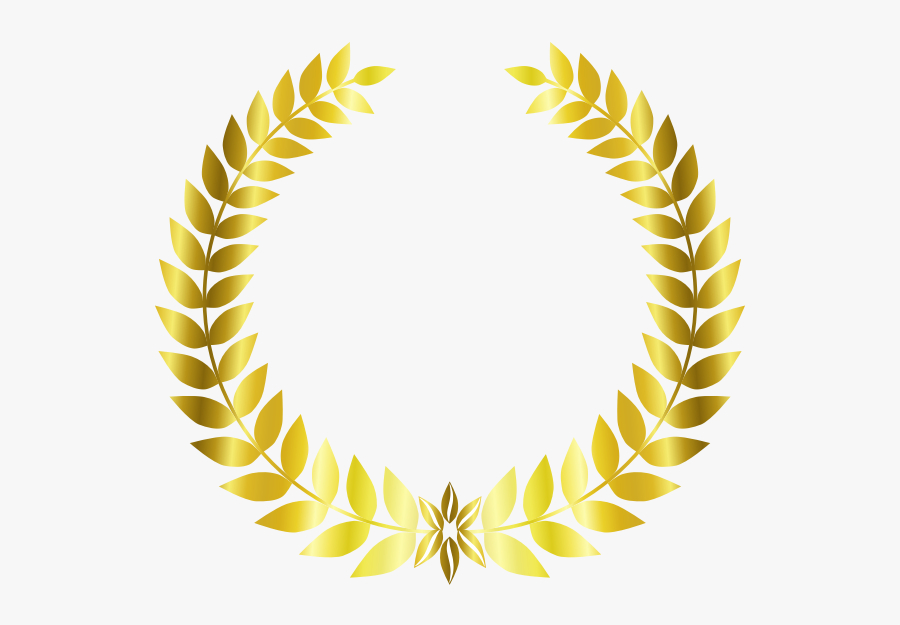 Gold Laurel Wreath - Gold Laurel Wreath Png, Transparent Clipart