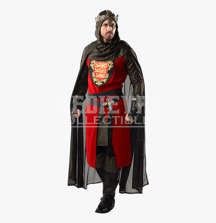 King Tunic & Armour Package - Richard The Lionheart Costume, Transparent Clipart